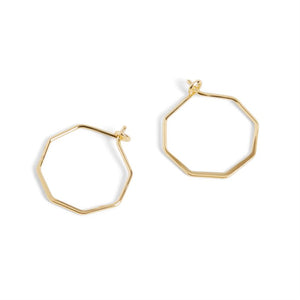 Small Octagon - Gold