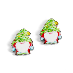 Gnome Earrings - Green Hat - Final Sale - Green