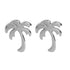 Stud Palm Tree - Silver