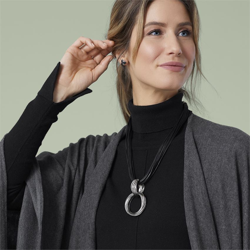 Triangle Jewel Stud - Grey – COCO + CARMEN