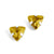 Triangle Jewel Stud - Golden