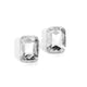 Octagon Jewel Earring - Clear