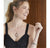 Pointed Teardrop Dangle Necklace - Mixed Metal