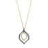 Pointed Teardrop Dangle Necklace
