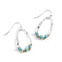 Wavy Turquoise Hoop