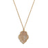 Cork Crest Necklace - Natural - Final Sale