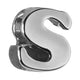 Letter S Charm - Silver