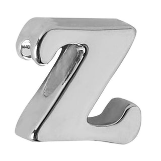 Letter Z Charm - Silver