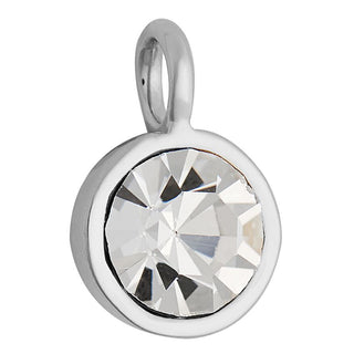 Birthstone Charm - April - Clear