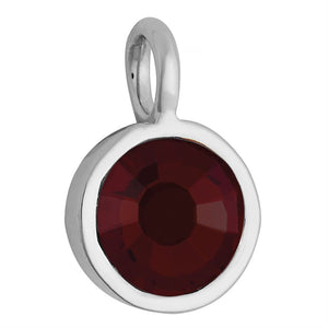 Birthstone Charm - January - Garnet