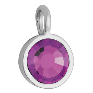 Birthstone Charm - February - Amethyst