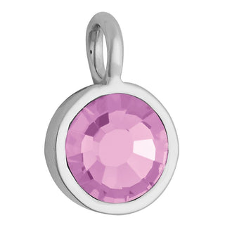 Birthstone Charm - June - Light Amethyst