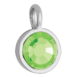 Birthstone Charm - August - Light Peridot