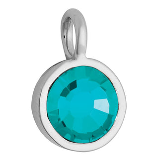 Birthstone Charm - December - Blue Zircon