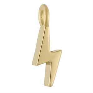 Charm - Gold Lightning Bolt - Gold